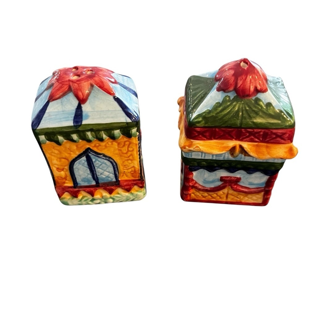 Kate Williams Katmandu Essex Collection Salt And Pepper Shakers Portugal Rare Sc